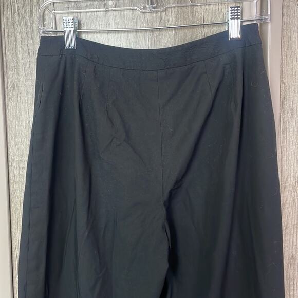 Talbots lightweight rayon/spandex black Capri pants women's 8P - Picture 6 of 12